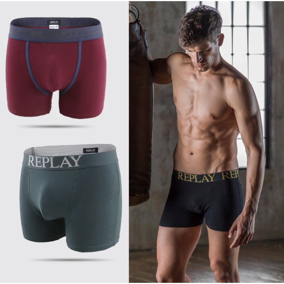 Quần short nam Boxer REPLAY