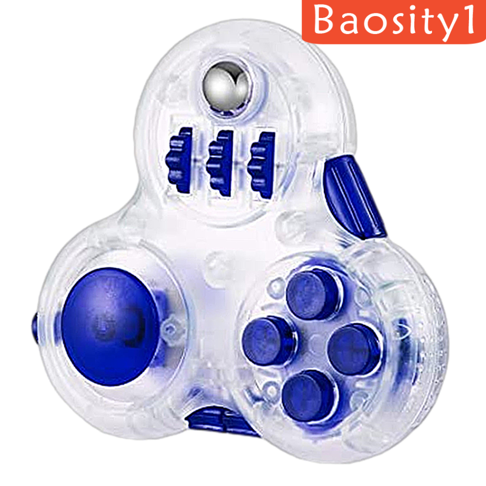 [BAOSITY1]Portable Fidget Pad Controller Anxiety Stress Reducer Hand Toy Durable Red