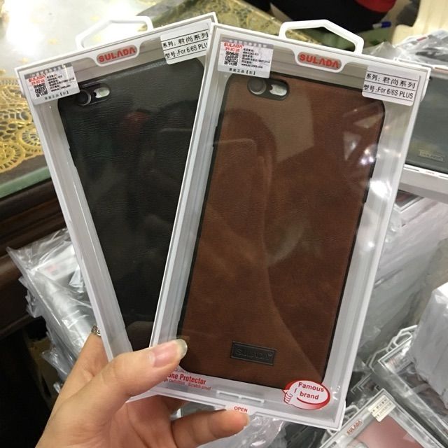 Ốp Lưng Da Hiệu Sulada Cao Cấp Cho iphone 6 / 6s plus / 7 / 7 plus / 8 / 8 plus