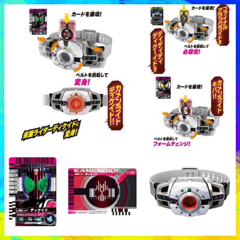 Đồ chơi KamenRider Decade | Neo Decade + K-TOUCH 21 & DiEnd Driver, Dx Decade & DiEnd Ver 20th | New, FullBox