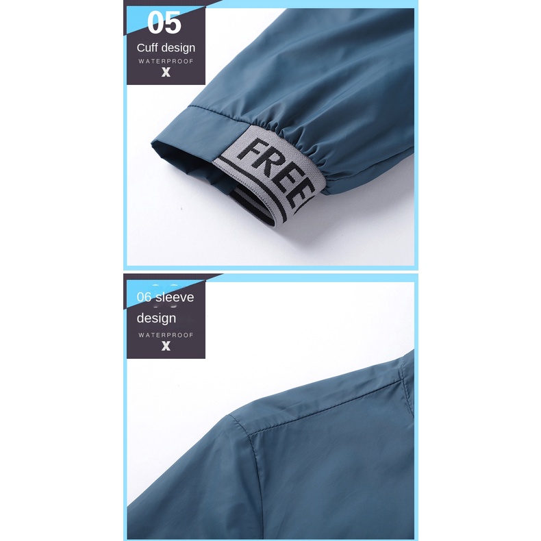 Áo Khoác Thể Thao Chống Tia uv Chống Thấm Nước Thoáng Khí Thời Trang Mùa Hè Cho Nam