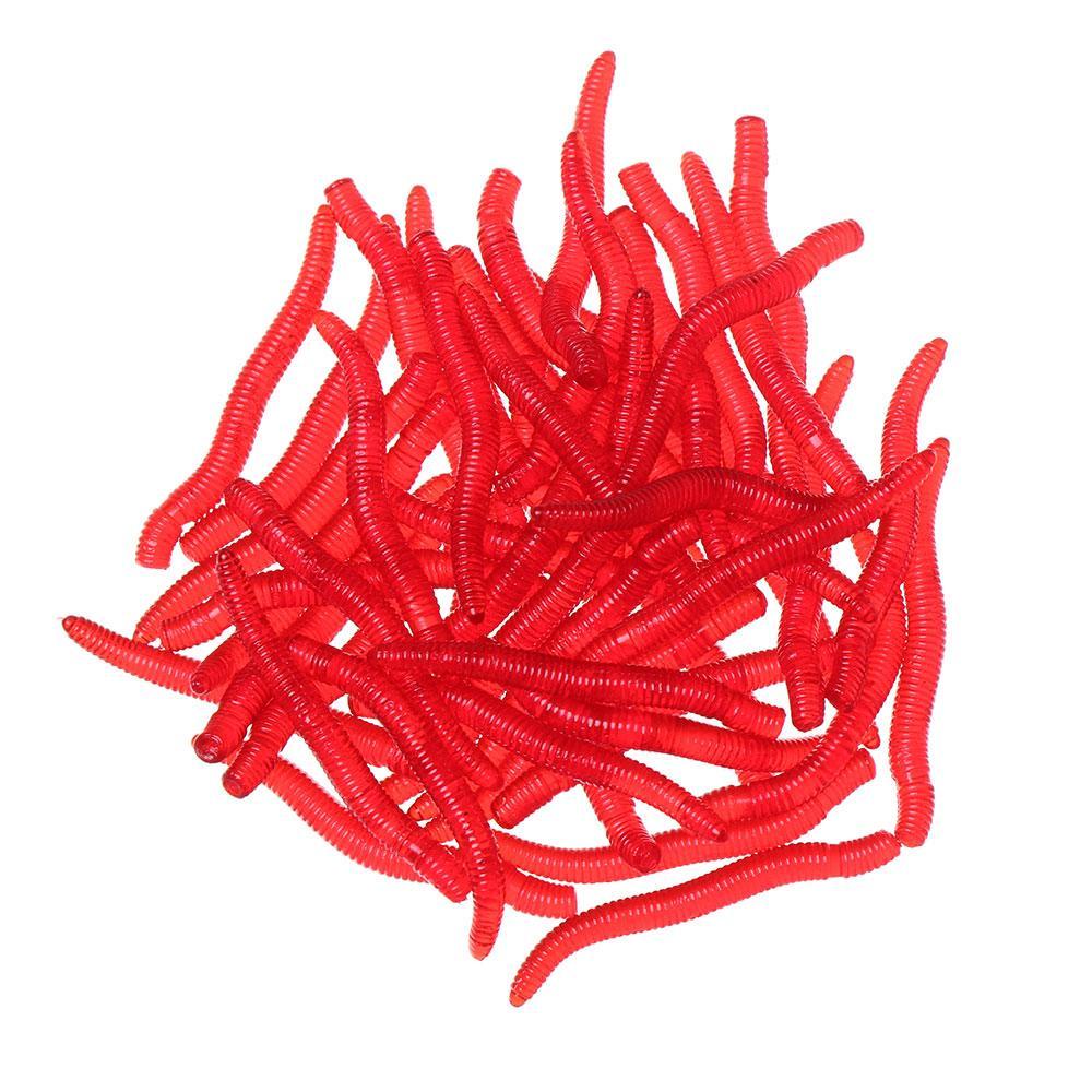 MYRONGVN Bộ 50 / 200 Mồi Giun Giả Câu Cá 2cm / 4cm