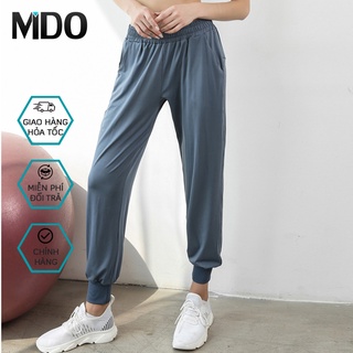 Quần Jogger tập Gym Mido Q42, kiểu quần tập Gym nữ phom rộng, chất liệu co giãn 4 chiều, tập Yoga, Zumba, Aerobic