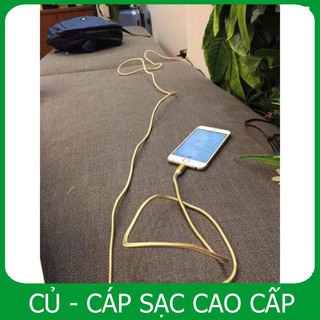 Cáp sạc dù 3 mét iphone - củ cáp sạc cao cấp