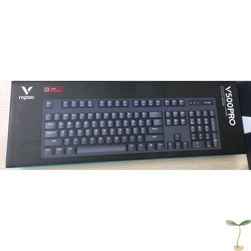 Bàn phím cơ không dây Rapoo V500 Pro fullsize, Wireless, hàng chính hãng bảo hành 24 tháng