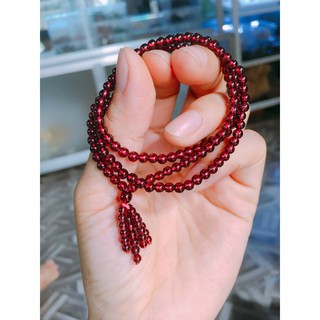 VÒNG ĐÁ GARNET (NGỌC HỒNG LỰU) Quấn 3 Vòng