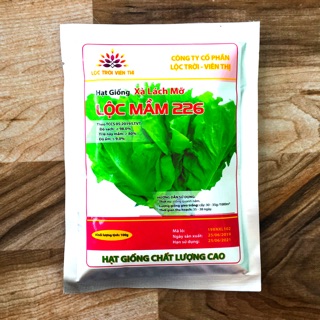 Hạt giống Cải xà lách mỡ LỘC MẦM 226 - Bịch 100g