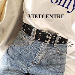Thắt Lưng Nữ Khóa Vuông Hai Oze Xích Đeo Cá Tính - VIETCENTRE