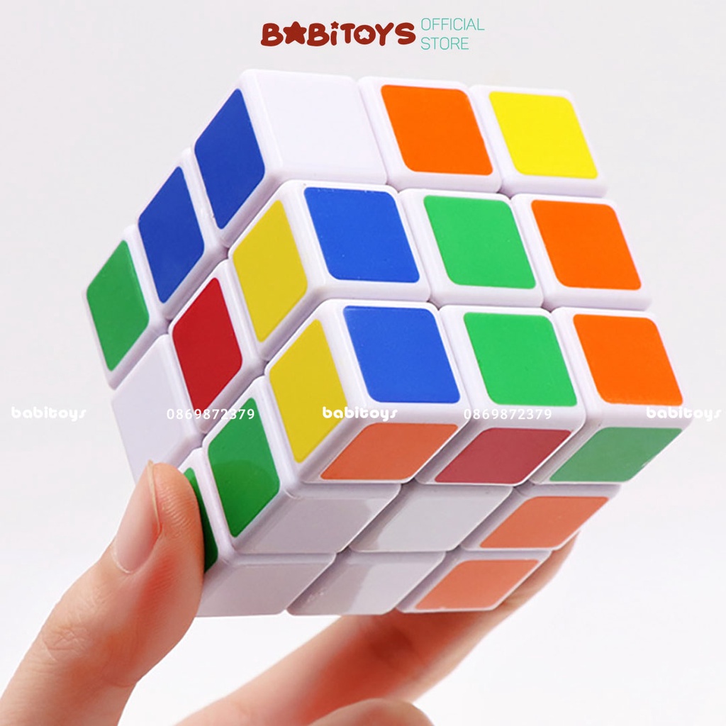 Đồ chơi Rubic khối lập phương 3x3x3 Rubik 3 tầng đồ chơi thông minh luyện tư duy logic cho bé