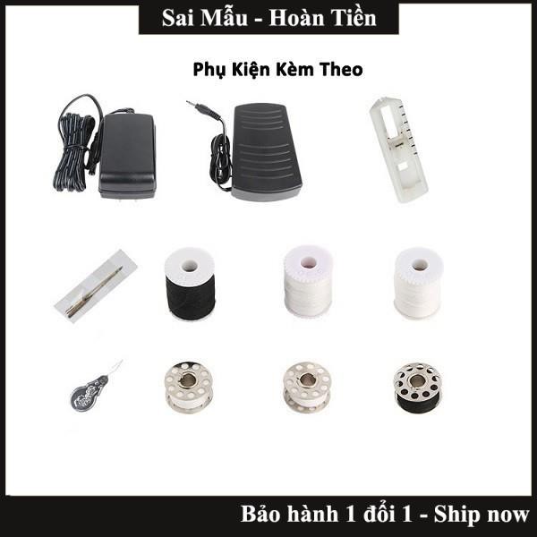 Máy may gia đình, Máy may mini kiểu may FHSM 505A Cao Cấp, Có Đèn, Có Thể Dùng Pin Khi Mất Điện, Bảo Hành Uy Tín