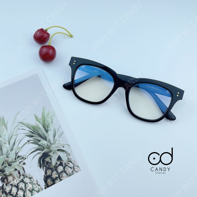 Gọng kính cận vuông nam nữ siêu cấp W2128 - Tiệm kính Candy