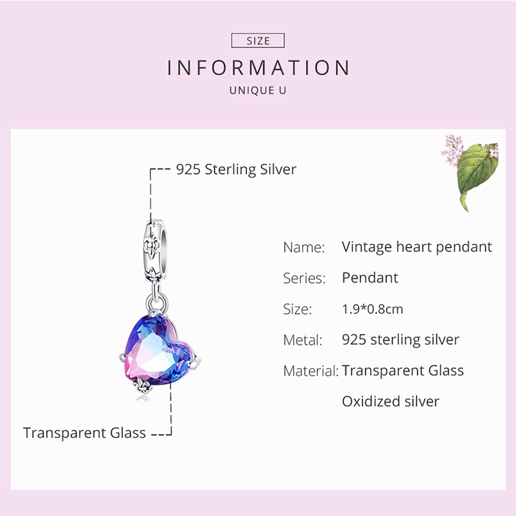 Phụ kiện hạt xỏ BAMOER bằng bạc 925 tùy chọn kiểu dáng làm vòng cổ cho nữ DIY