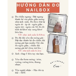 NAILBOX THIẾT KẾ mẫu đính đá đầu móng