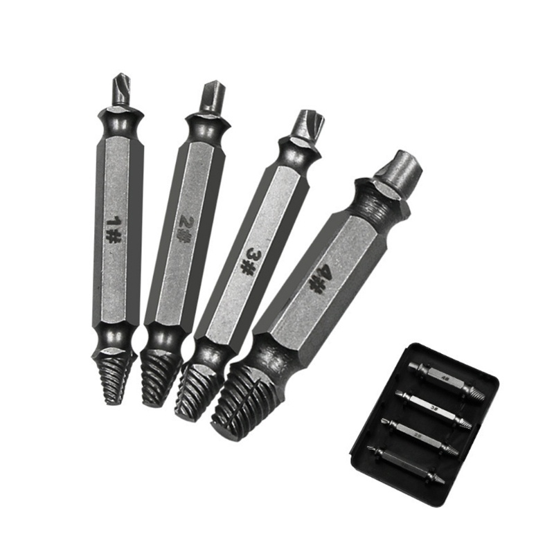 Set 4 dụng cụ tháo ốc vít hư hỏng chuyên dụng cho nhà ở/ công trình xây dựng