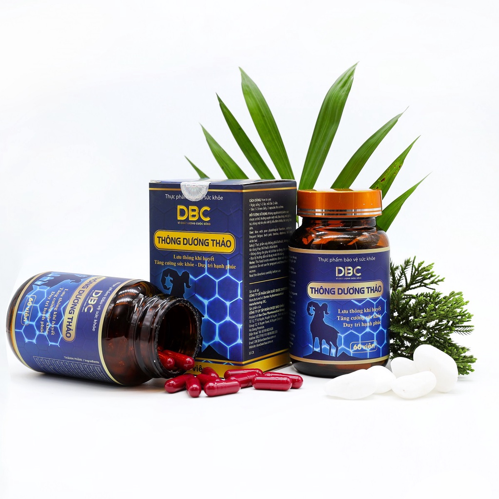 Viên Uống Tăng Cường Sinh Lý, Bổ Thận Tráng Dương Thông Dương Thảo DƯỢC BẢO CHÂU Hộp 30 Viên/ 60 Viên.