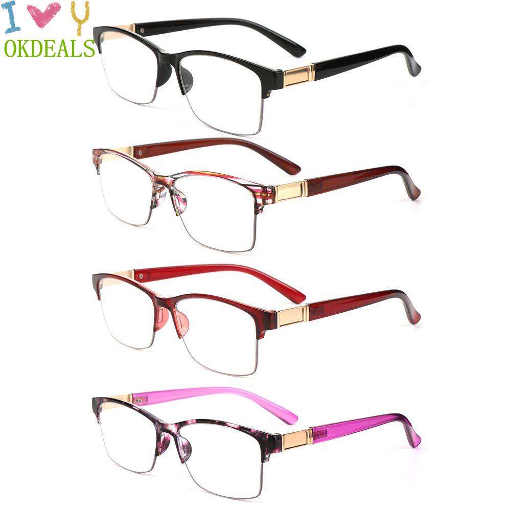 Mắt Kính Đọc Sách +1.0~+4.0 Siêu Nhẹ Độ Nét Cao Nhiều Màu Sắc Dành Cho Nam Nữ
