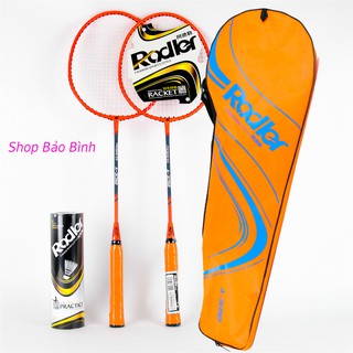 Bộ Đôi Vợt Cầu Lông Khung Hợp Kim Siêu Nhẹ Kèm 6 Quả Cầu - [ Tặng 6 quả cầu ] Vợt cầu lông Roadler khung hợp kim