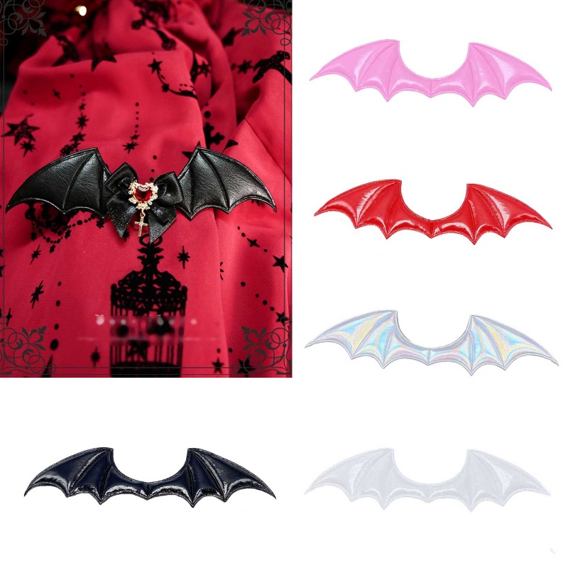 Sa Set 10 Miếng Dán Trang Trí Hình Cánh Dơi Độc Đáo