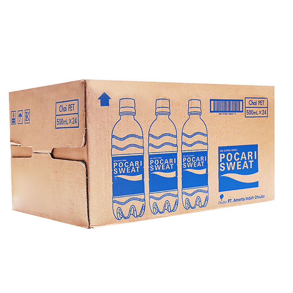 Thùng 24 Chai Thức Uống Bổ Sung ION Pocari Sweat (500ml / Chai)