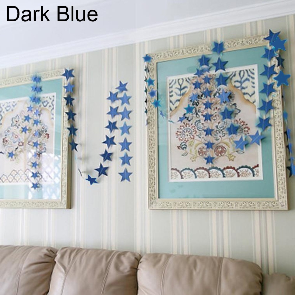 Dây treo trang trí hình ngôi sao 4m dùng cho tiệc cưới/ tiệc sinh nhật