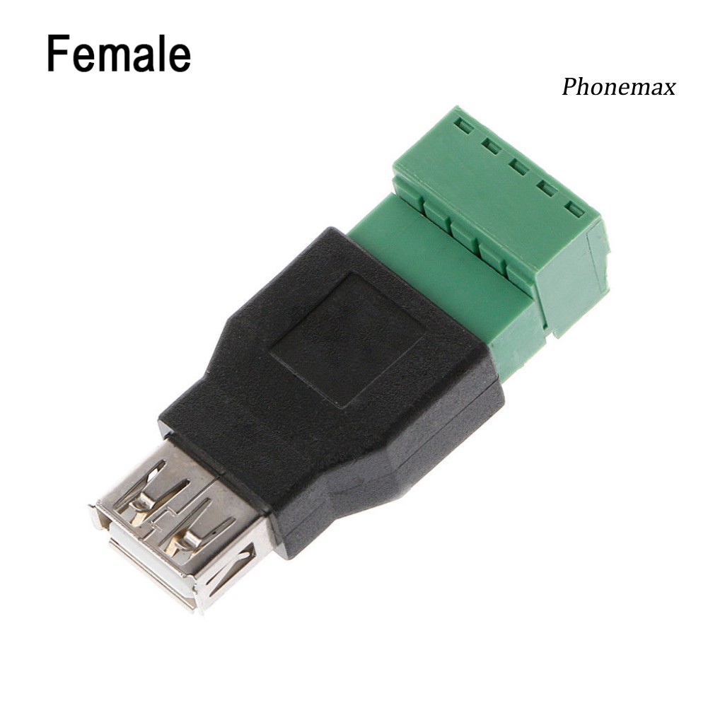 Đầu Nối Usb 2.0 Type A Cái / Male Sang 5p