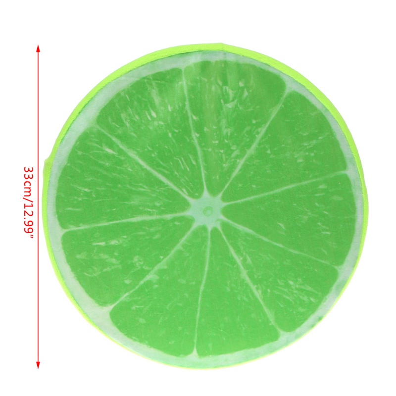 Gối Đệm Tròn Mềm Mại Hình Trái Cam / Trái Cây Dễ Thương