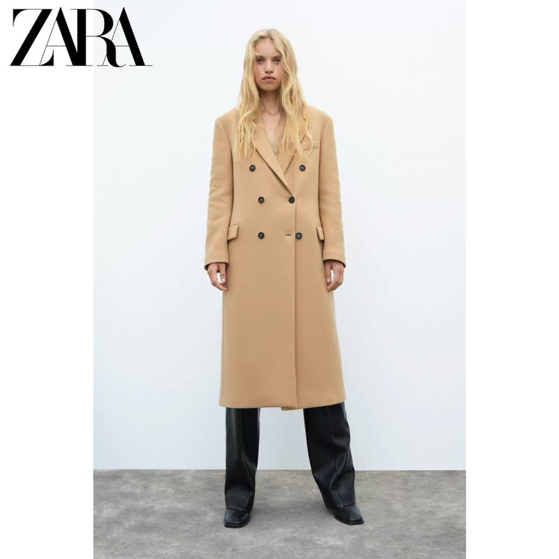 Order áo choàng ZARA xuất dư mùa đông mới của phụ nữ Áo khoác choàng dáng dài | BigBuy360 - bigbuy360.vn