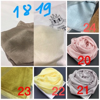 Khăn lụa mềm Phong cách Hàn Quốc có sẵn K1650 Coco Puss