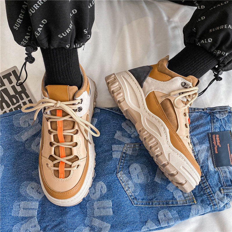 Sneakers nam HT14 - 5CM -Phong Cách Cực Ngầu, Thời Trang Trẻ Trung, Phối Màu Độc Lạ