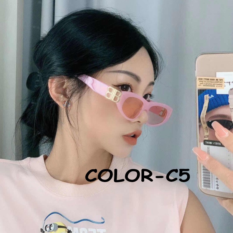 Kính râm mắt mèo phong cách hip hop retro dành cho nam nữ | BigBuy360 - bigbuy360.vn