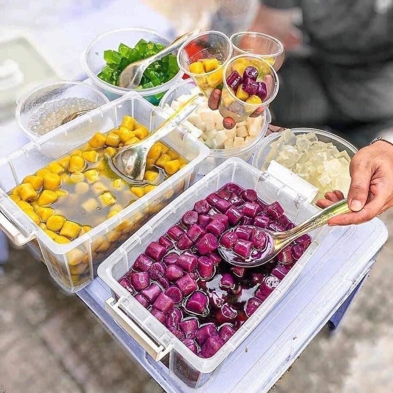 🥔KHOAI DẺO VIÊN NẤU CHÈ 1 KG🍵🥥