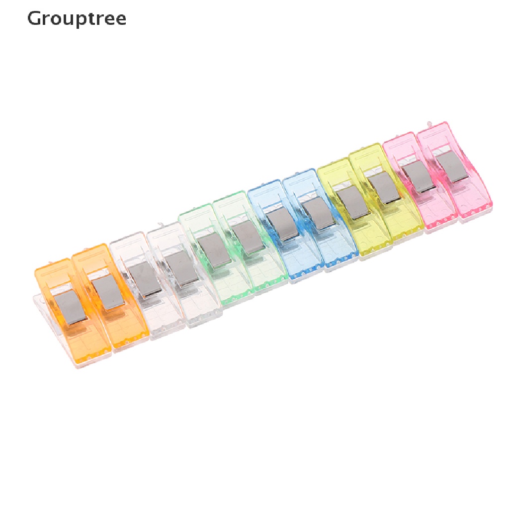 Set 20 Kẹp Giữ Tài Liệu May Vá Màu Sắc Ngẫu Nhiên
