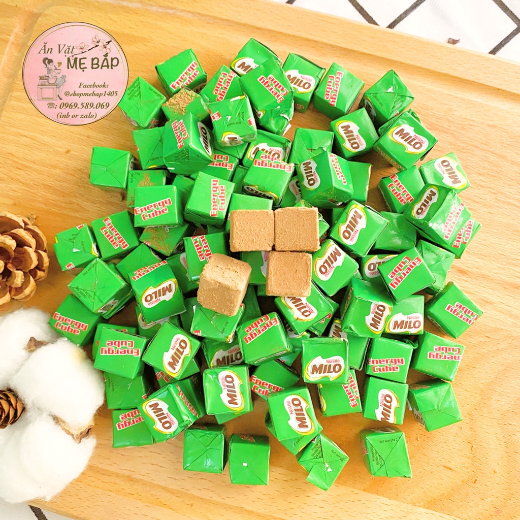 Kẹo Viên Milo Cube Nestle Thái Lan 275g  - tách lẻ 20viên, 50viên