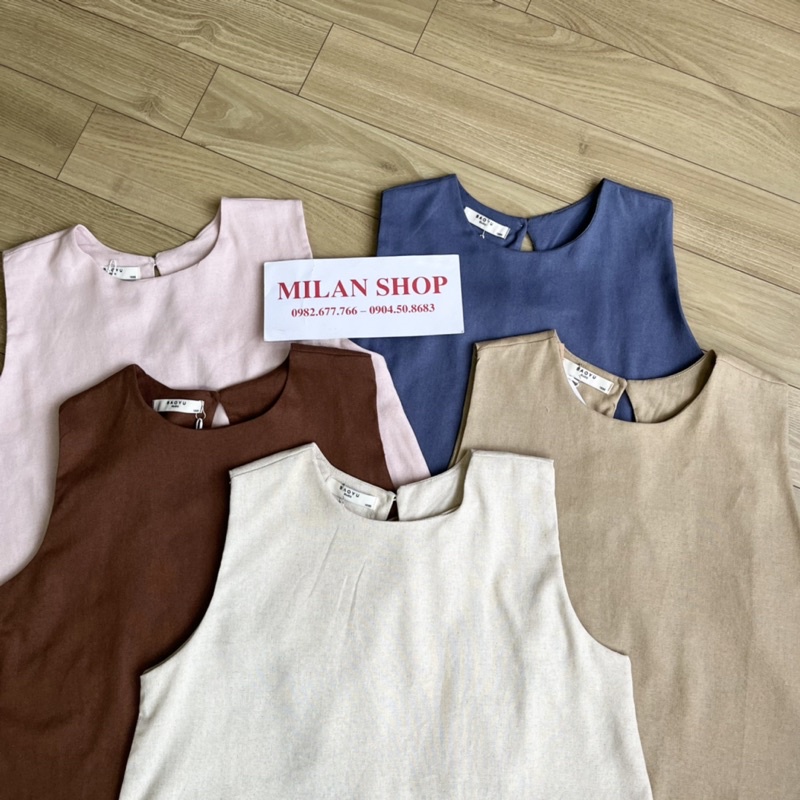 Áo sát nách trơn , hoa chất đũi thô Quảng Châu