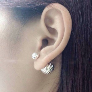 Bông tai dior bạc