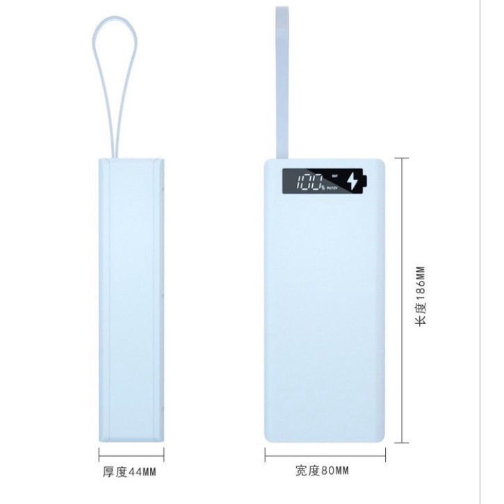 BỘ VỎ 16 PIN - T16 -BOX SẠC DỰ PHÒNG ĐIỆN THOẠI CHÂN LÒ XO DÙNG PIN 18650 KHÔNG PHẢI HÀN