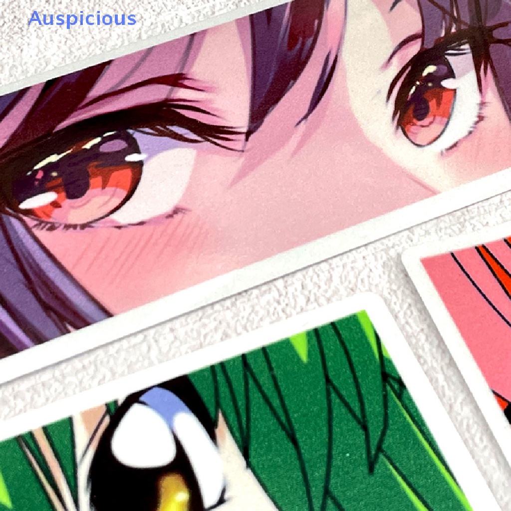 Miếng Dán Trang Trí Cửa Sổ Xe Hơi / Xe Máy Hình Anime Eyes JDM Slap Waifu Bằng Vinyl Phản Quang