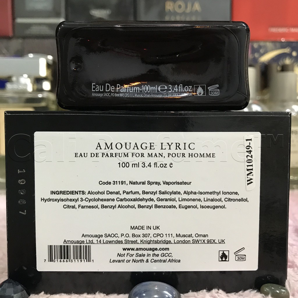 [Cali Perfume][Mẫu Thử][Dùng Là Thơm] Nước Hoa Nam Amouage Lyric | Thế Giới Skin Care