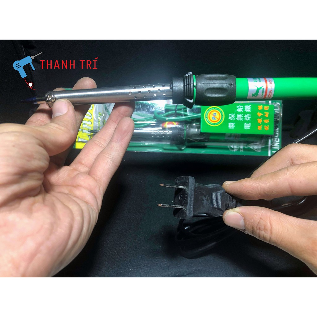 Mỏ hàn chì 40W - 60W - 80W cán nhựa xanh Sư Tử