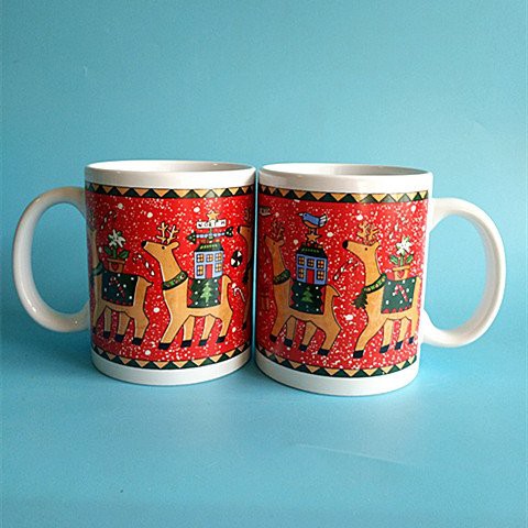 Cốc Sứ In Hình Ông Già Noel Người Tuyết Sáng Tạo