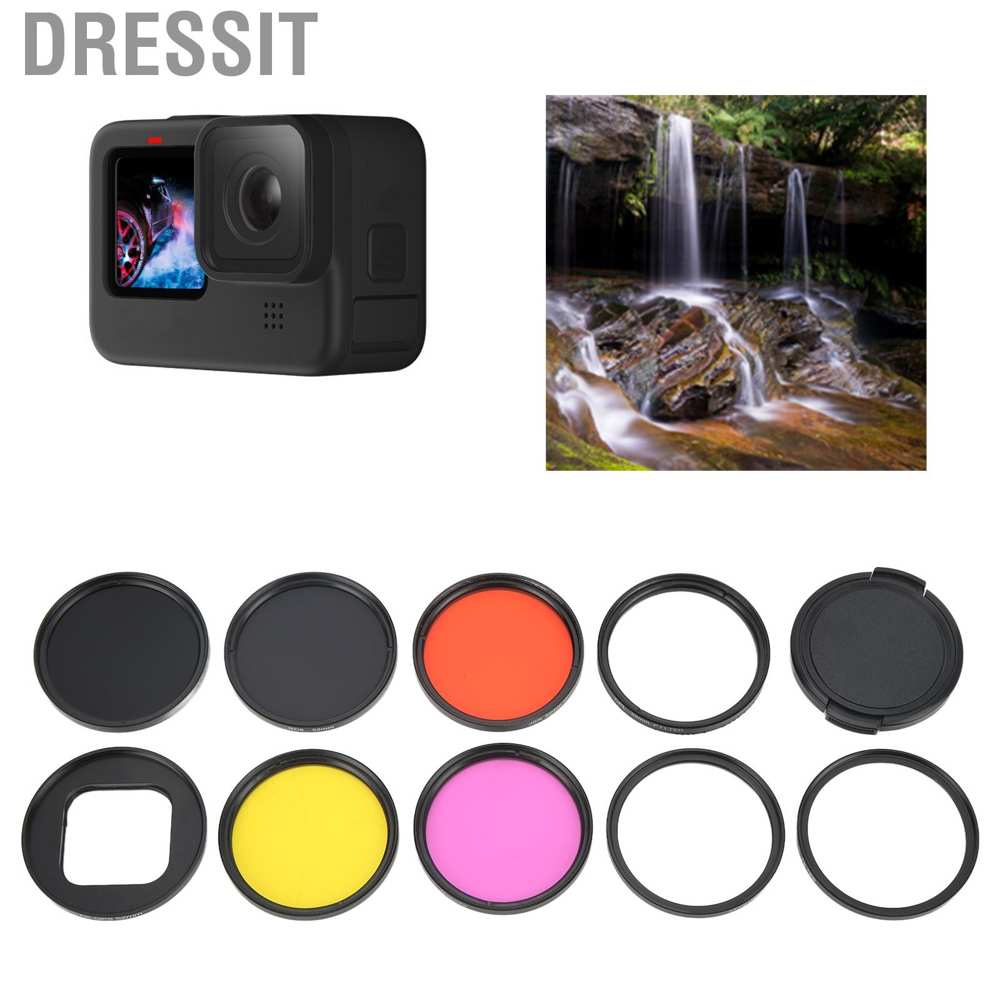 Bộ kính lọc 52mm UV CPL ND8 16 cho máy ảnh thể thao HERO 9 10 | BigBuy360 - bigbuy360.vn