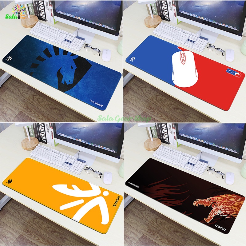 Bàn di chuột - Lót chuột Kích thước 800x300x4mm Logo Steelseries  Nhiều mẫu