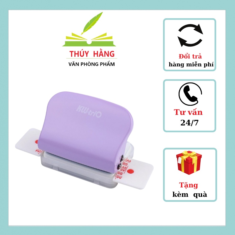Dụng Cụ Bấm Lỗ Giấy 6 lỗ, các Khổ A4, A5, B5 Tiện lợi