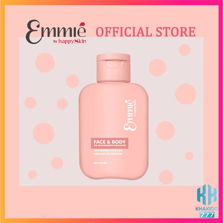 Mua 2 Tặng 1 - Kem Dưỡng Trắng Da Cho Mặt Và Body Emmie Có Chứa 5 % Niaciamide 85ml Emmié by HappySkin