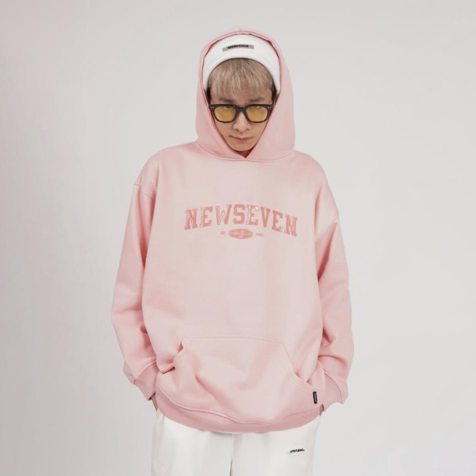Áo hoodie nỉ bông N7 NEWSEVEN basic nam nữ form rộng thu đông Local Brand