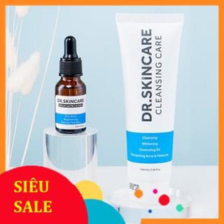 COMBO CẢI THIỆN MỤN DR SKINCARE ( SỮA RỬA MẶT + SERUM )