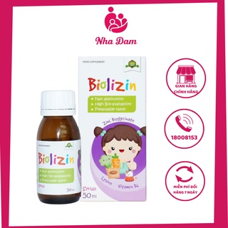 Kẽm biolizin nguyên tố chuẩn châu âu cho bé