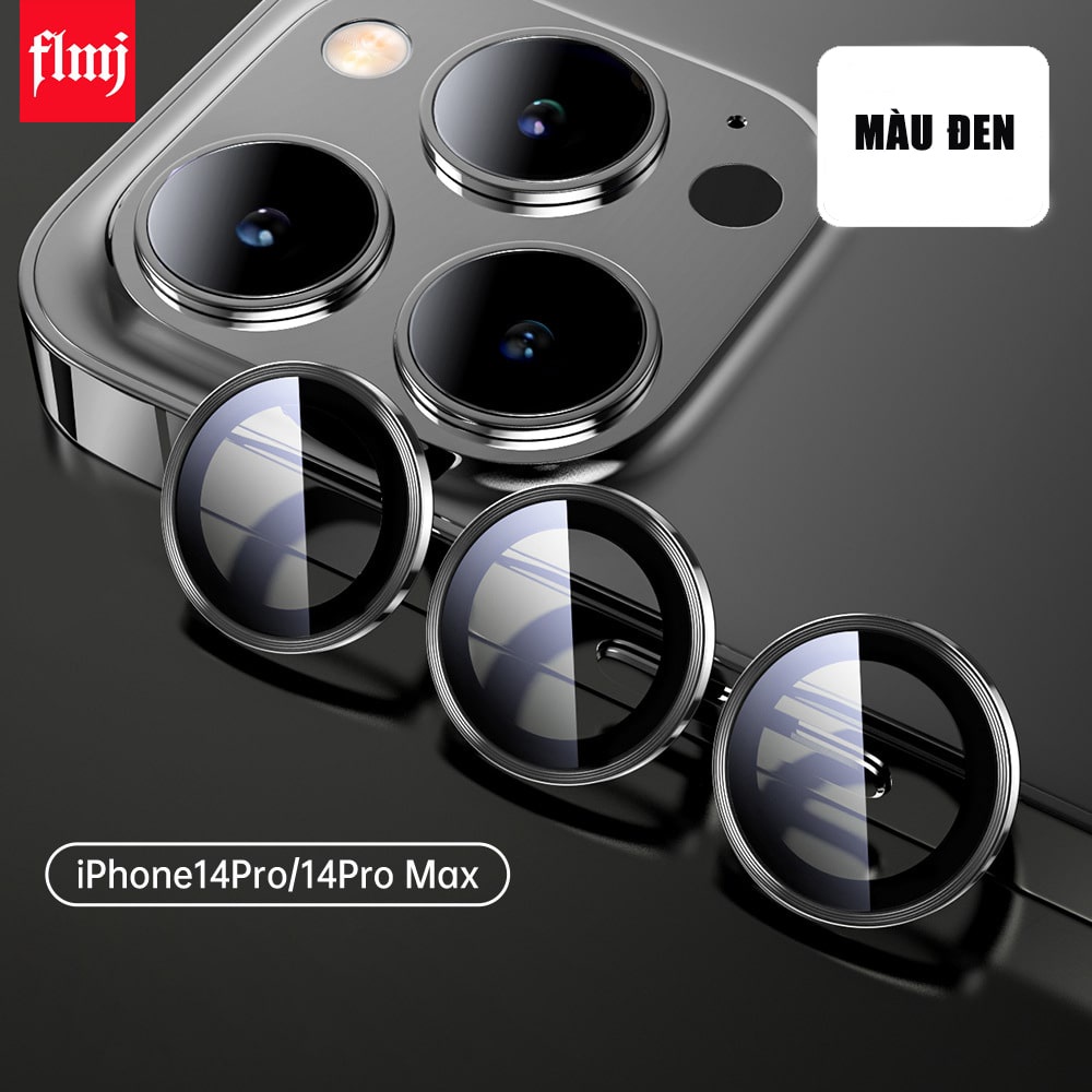 Dán camera Iphone 14 Pro - Dán mắt Camera Iphone 14 Pro kim loại siêu cứng FLMJ - Dán bảo vệ camera iPhone 14 Pro