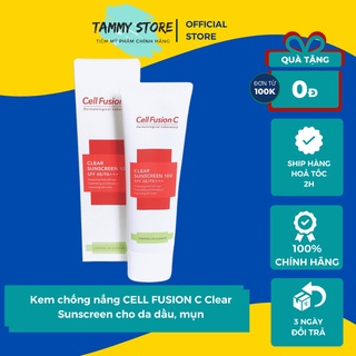 Kem chống nắng CELL FUSION C Clear Sunscreen cho da dầu, mụn