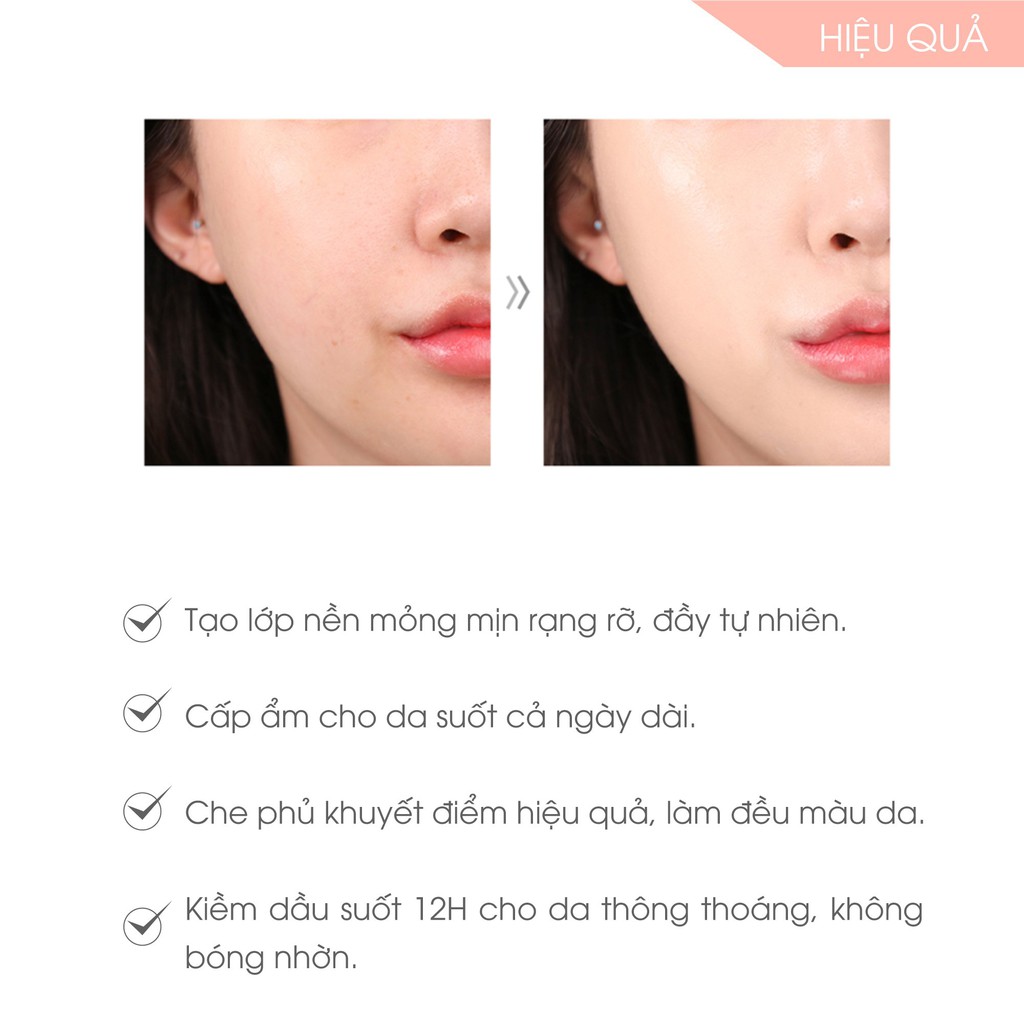 Phấn nước che khuyết điểm Truesky mỏng mịn, che phủ tốt , lâu trôi, tông sáng - Miracle BB Cushion SPF 30/PA +++